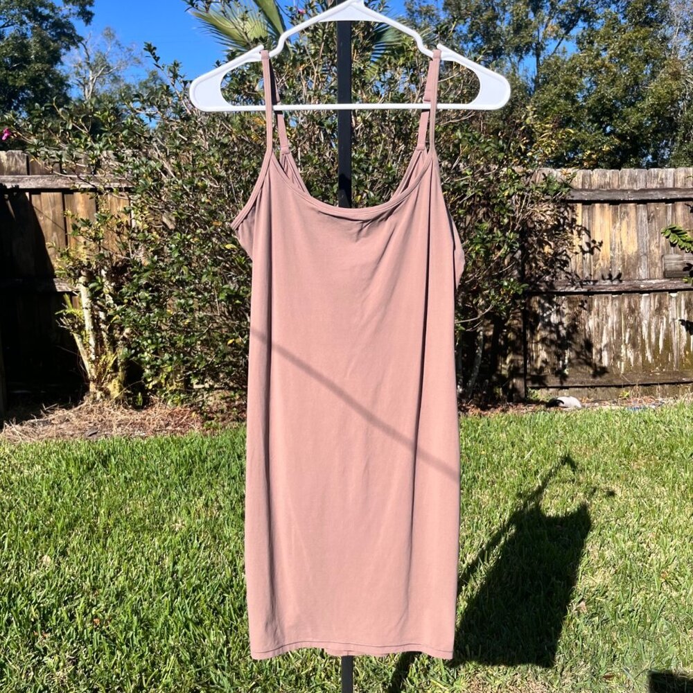 SKIMS Fits Everybody Slip Dress in Sienna Size L - Picture 3 of 7